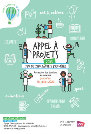 affiche "Appel à projets 2020"