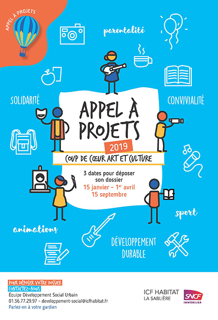 Affiche appel à projets 2019