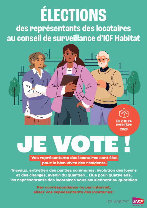 affiche élections locataires 2026