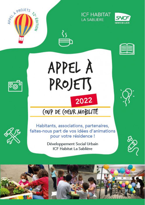 Affiche appel à projets 2022