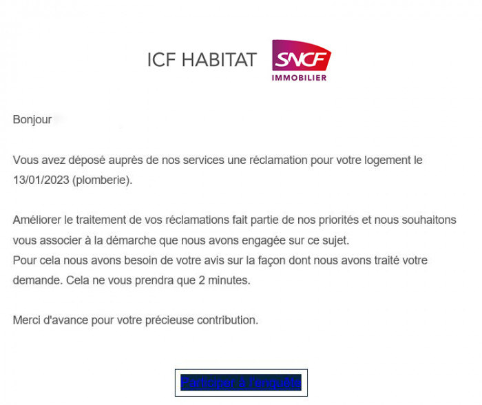  Exemplce mailing Avis locataires