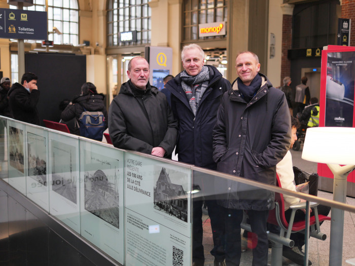 Inauguration de l'exposition de cité de la délivrance à Lomme