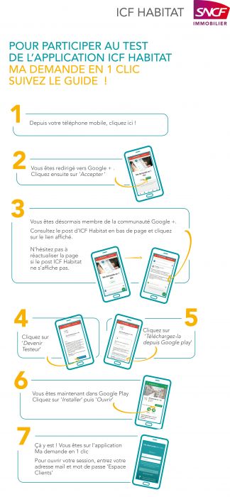 Guide téléchargement appli Ma demande en un clic 