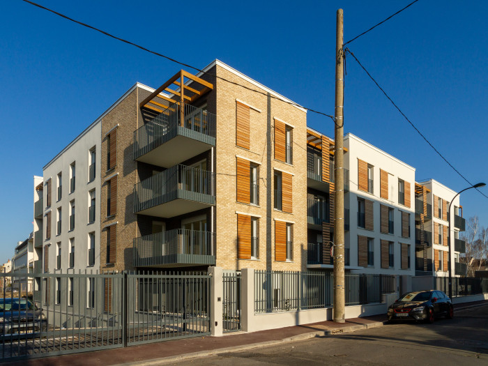 façade d'immeuble maisons-lafitte