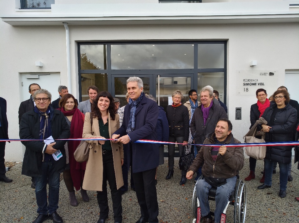 Inauguration résidence Simone Veil