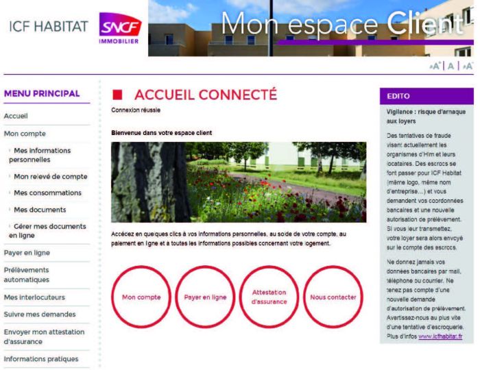 Espace client