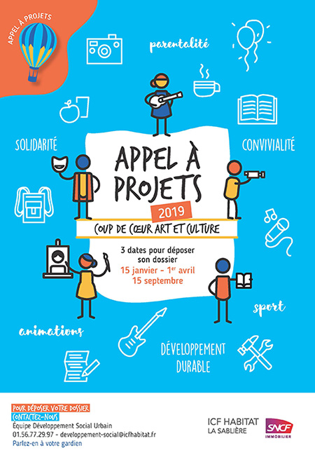 affiche appel a projet 2019