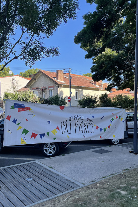 banderole "les rendez-vous du parc"